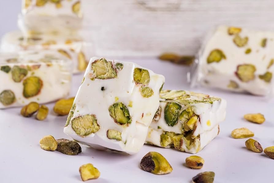 Nougat and Pistachio Rolls