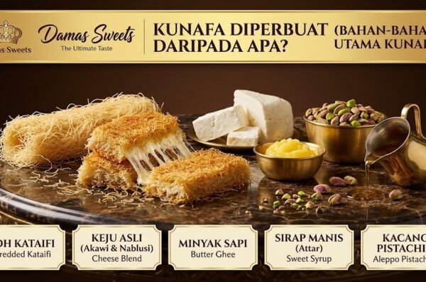 kunafa diperbuat daripada apa