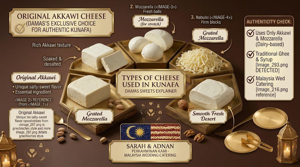 types of cheese used in kunafa
