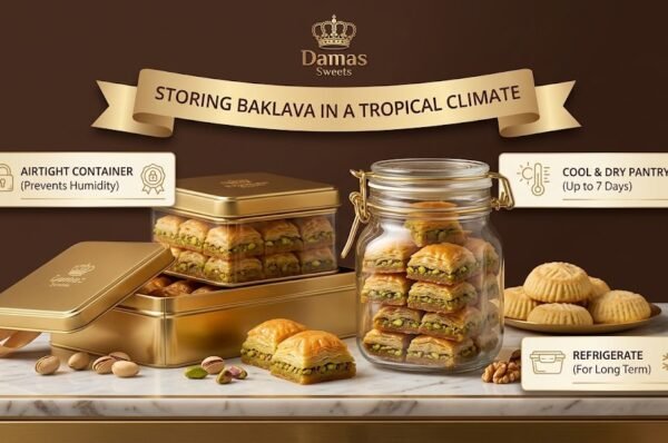 how to store baklava in tropical climate