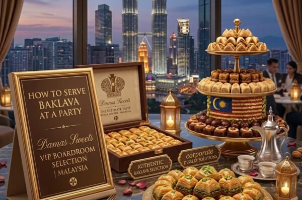 how to serve baklava at a party