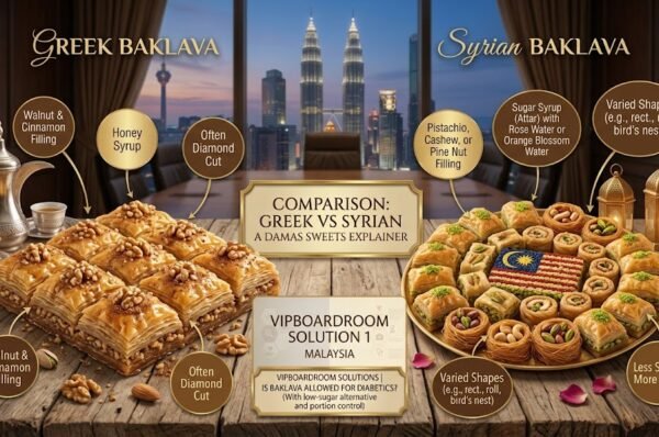 difference between greek and syrian baklava