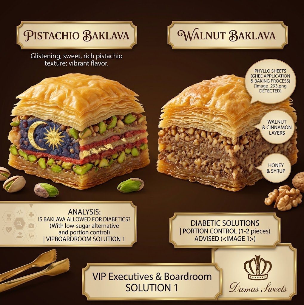 Macro shot of layered phyllo pastry showcasing the contrast in baklava pistachios vs walnuts flavor isolated on a true alpha-channel transparent background featuring rich espresso brown and imperial champagne gold tones without any people, drinks, props, blue, cyan, magenta, purple, or visible grid lines