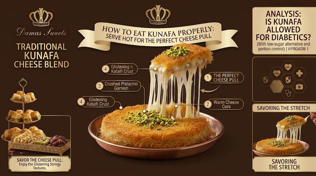 Macro shot of hot stretching cheese kunafa demonstrating how to eat kunafa properly isolated on a true alpha-channel transparent background featuring rich espresso brown and imperial champagne gold tones without any people, drinks, props, blue, cyan, magenta, purple, or visible grid lines