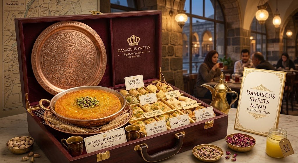 damascus sweets menu