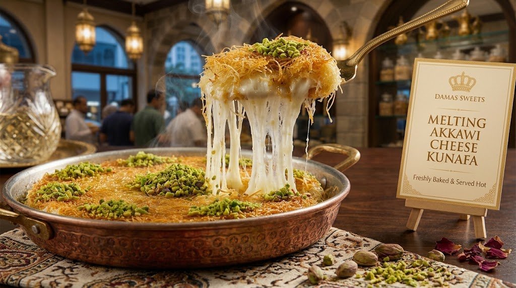 what does kunafa taste like