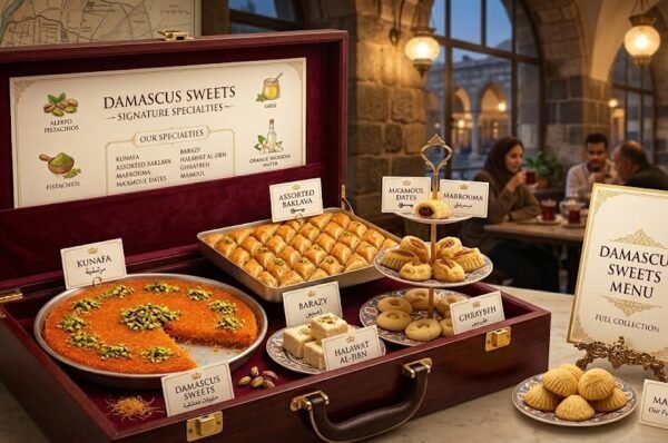 damascus sweets menu